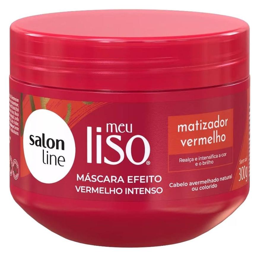 Salon Line - Meu Liso Vermelho - Máscara Capilar - 300g