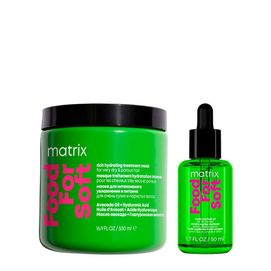 Matrix - Food For Soft - Kit Óleo 50ml + Máscara 500ml