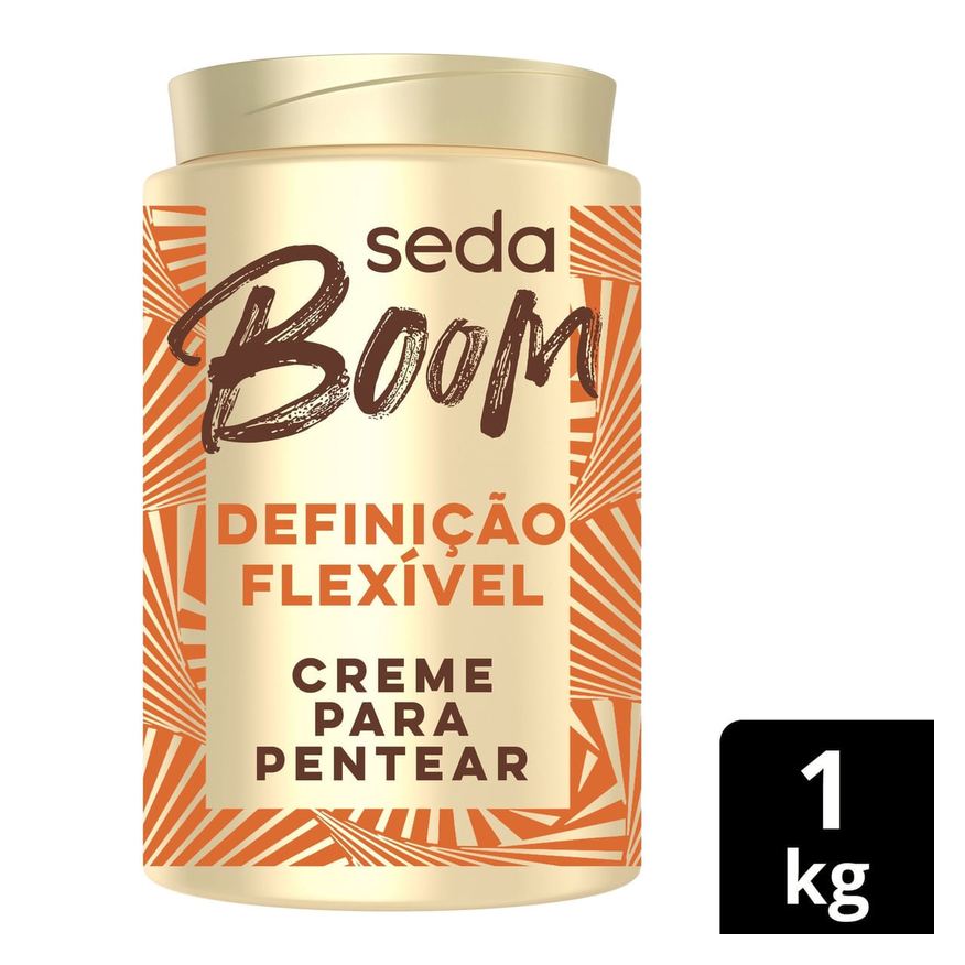 Seda Creme Para Pentear Hidratante Boom Definição Flexível 1kg