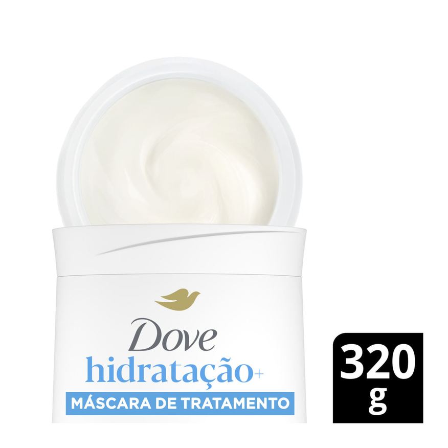 Dove Máscara De Tratamento Capilar Hidratação + Hialuron-Vit 320g