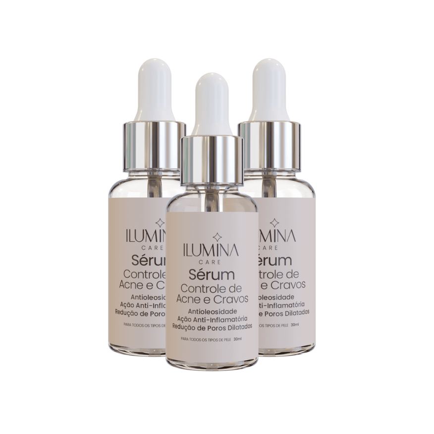 Ilumina Care Kit 3 Sérum Antiacne Pele Oleosa