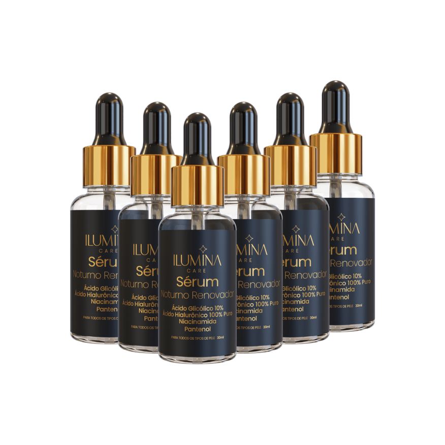 Ilumina Care Kit 6 Sérum Noturno Ácido Glicólico