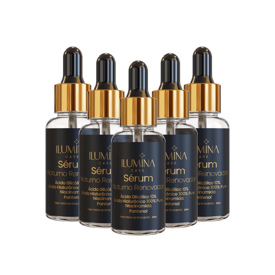 Ilumina Care Kit 5 Sérum Noturno Ácido Glicólico