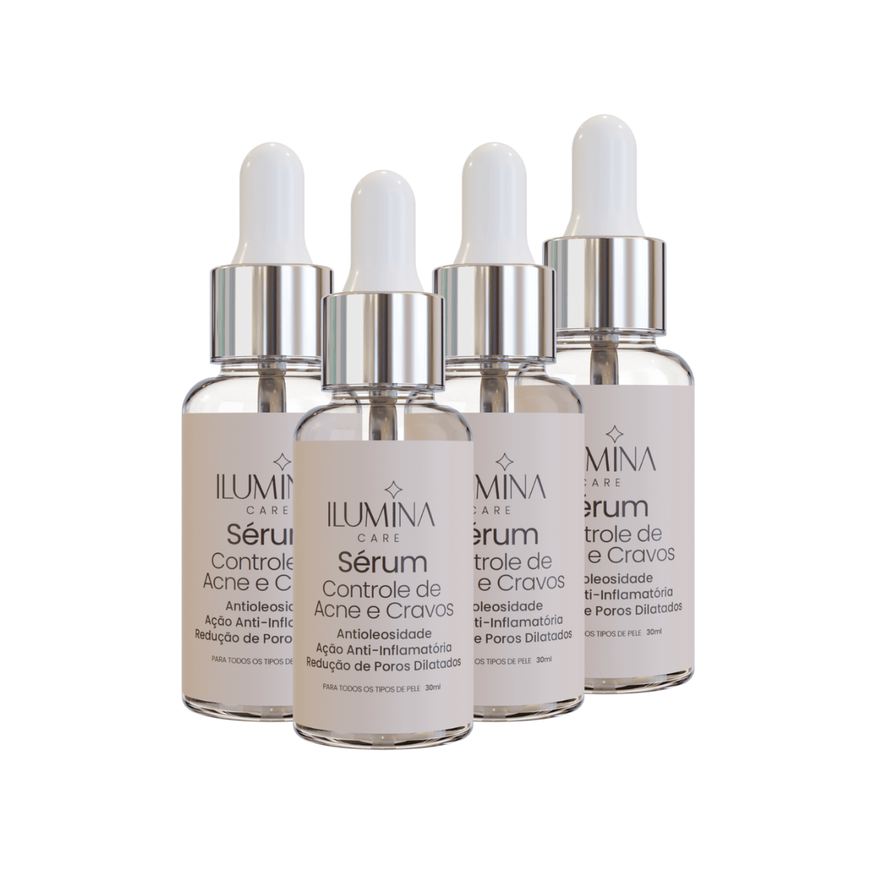 Ilumina Care Kit 4 Sérum Antiacne Pele Oleosa