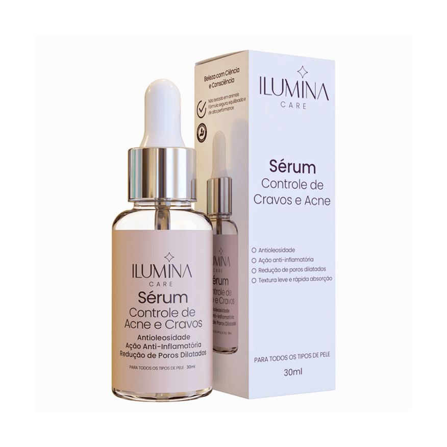 Ilumina Care Sérum Antiacne Pele Oleosa