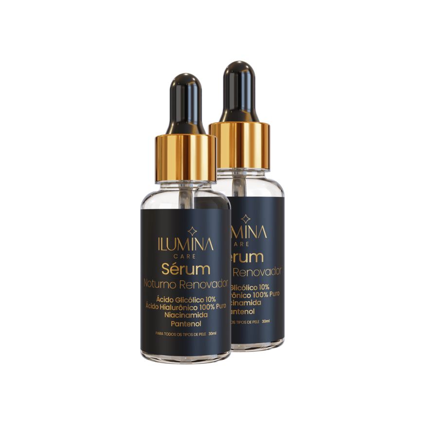 Ilumina Care Kit 2 Sérum Noturno Ácido Glicólico
