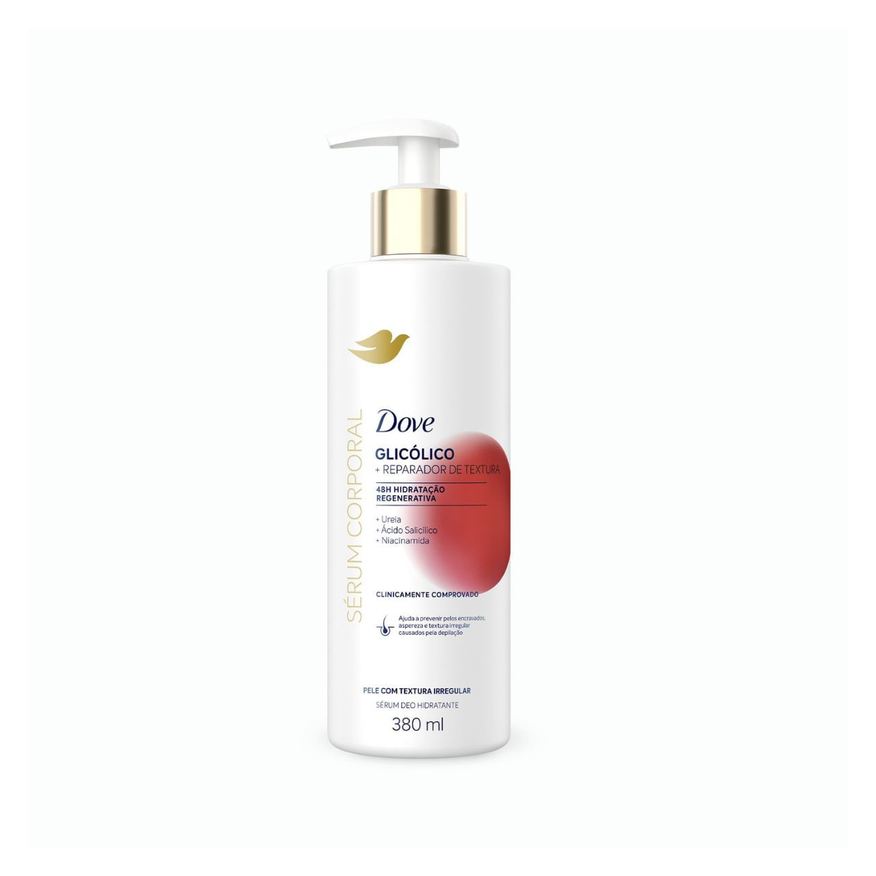 Dove Hidratante Corporal Sérum Glicólico + Reparador De Textura 380ml