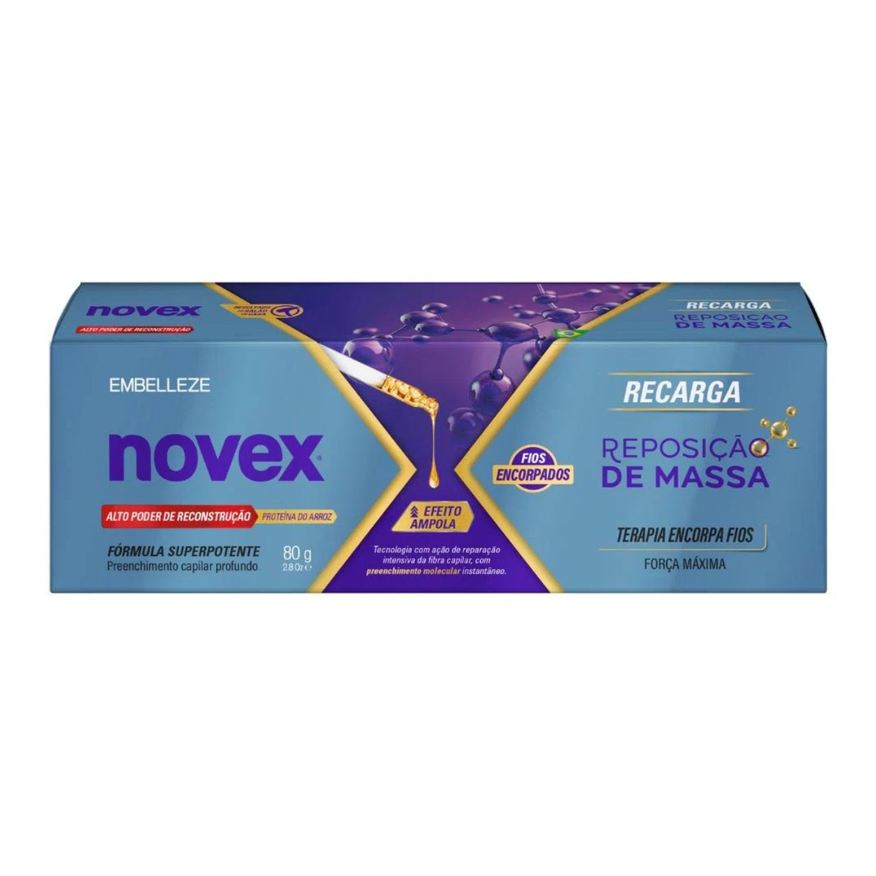 Novex Máscara De Tratamento Capilar Recarga Reposição De Massa 80g