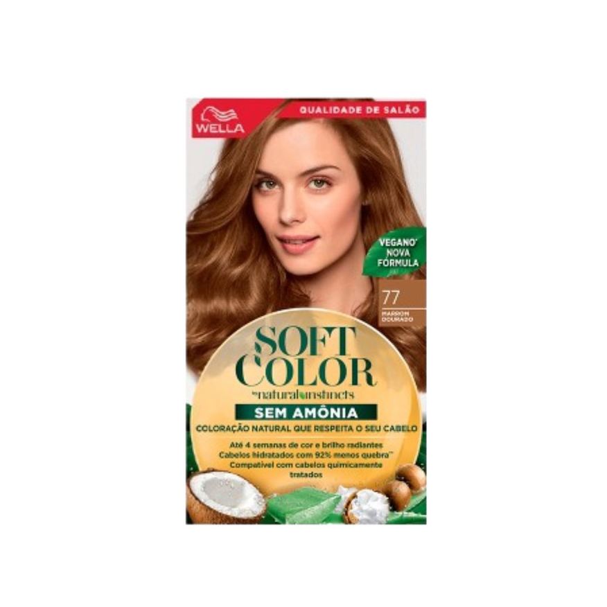 Soft color Tintura marrom Dourado 77