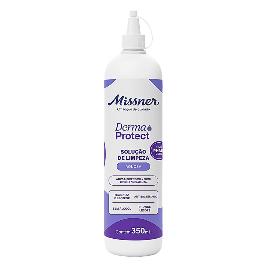 Missner Derma Protect Solução de Limpeza Líquido com PHMB 350ml