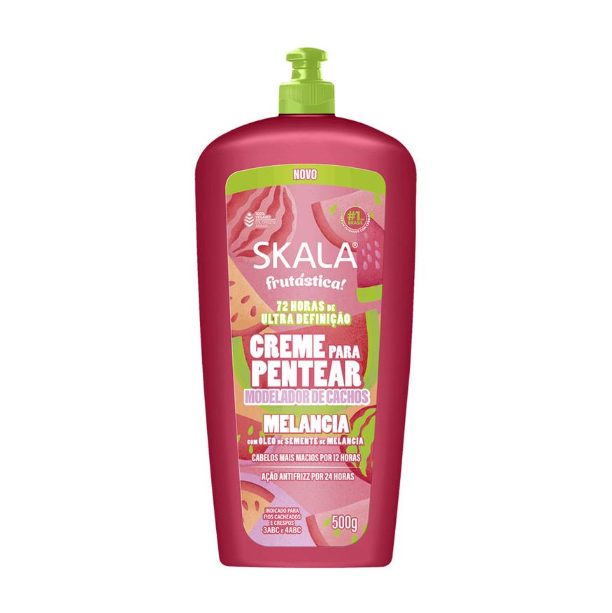 Skala Creme Para Pentear Modelador De Cachos Frutástica! Melancia 500g