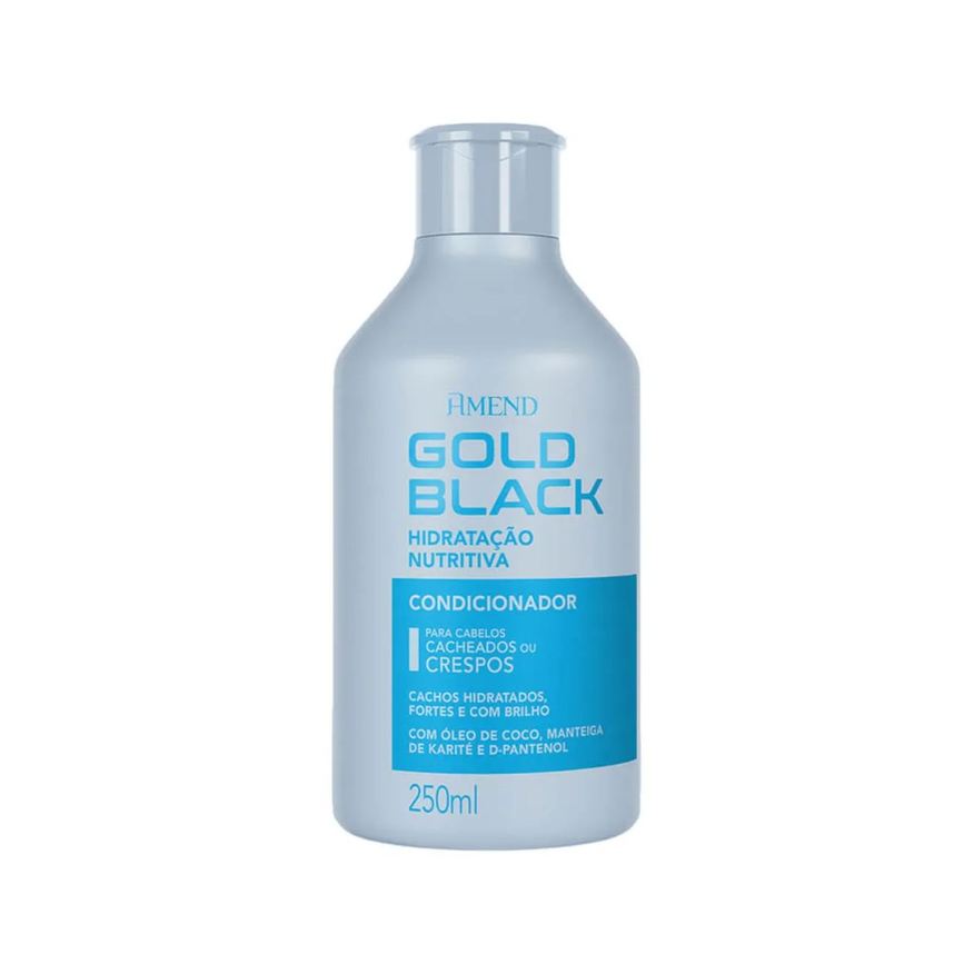 Amend Shampoo Gold Black Hidratação Nutritiva 250ml