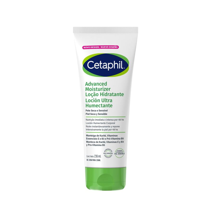 Cetaphil Loção Hidratante Corporal Advanced Moisturizer 236ml