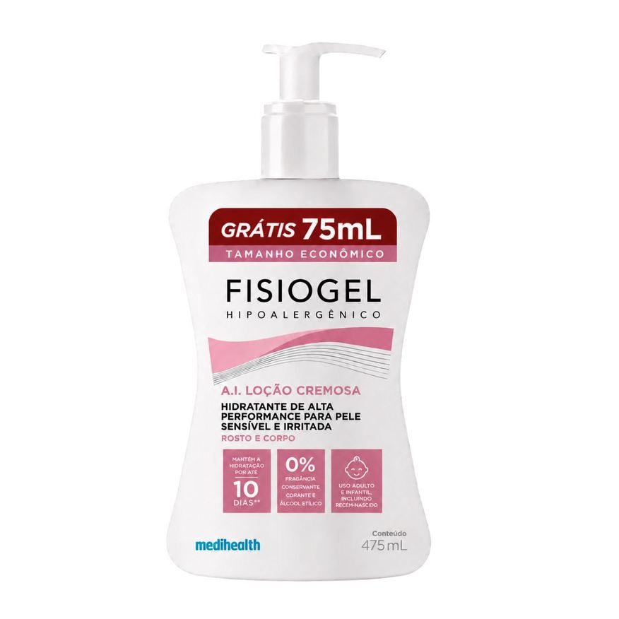 Fisiogel Loção Hidratante Ai Ação Calmante 475ml