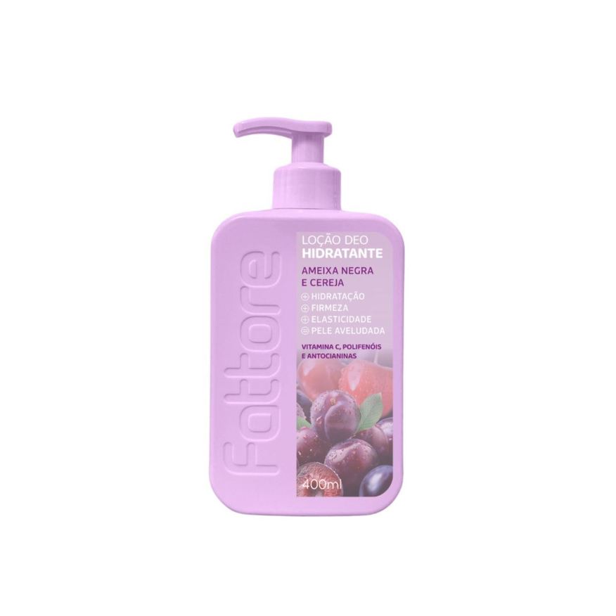 Fattore Hidratante Corporal Ameixa Negra E Cereja 400ml