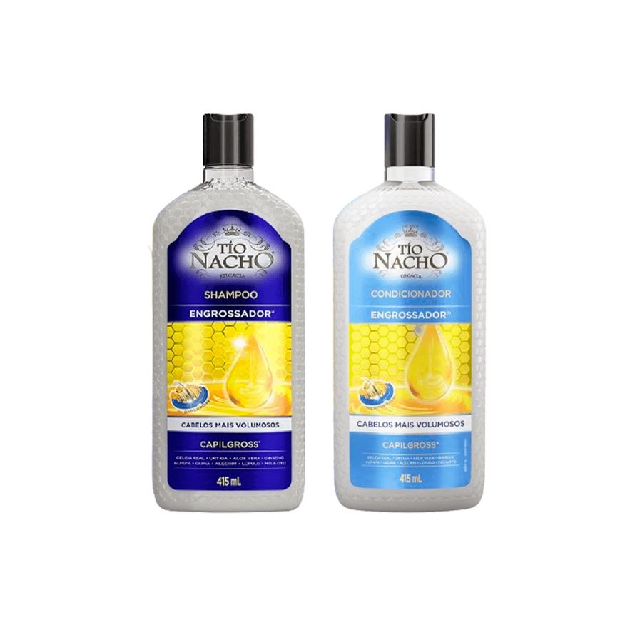 Tio Nacho Kit Tío Nacho Shampoo Engrossador Antiqueda Capillgross 415ml + Condicionador Engrossador Antiqueda Capillgross 415ml