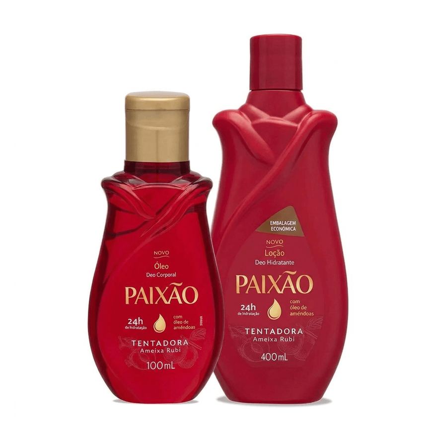 Monange Kit Paixão Tentadora Ameixa Rubi Loção Hidratante 400ml + Óleo Deo Corporal 100ml
