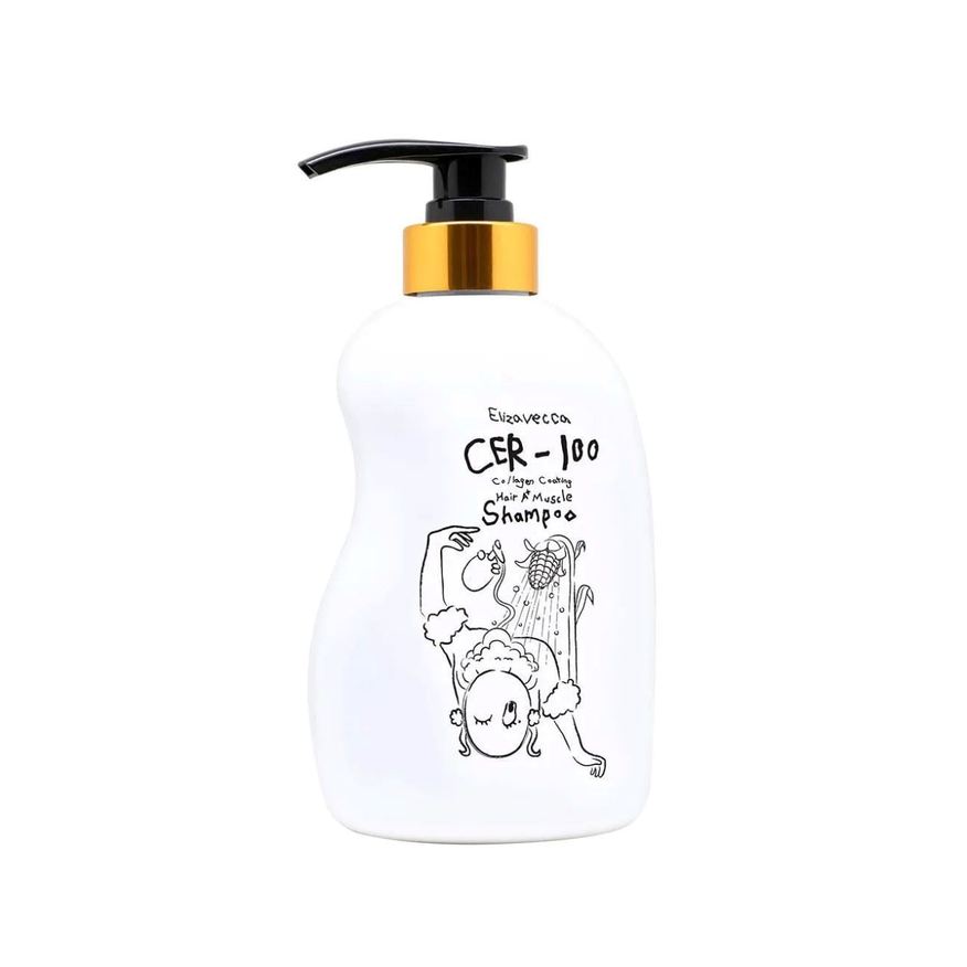 Elizavecca Shampoo Elizelizavecca Cer-100 Collagen Coating Hair A+ Muscle 500ml