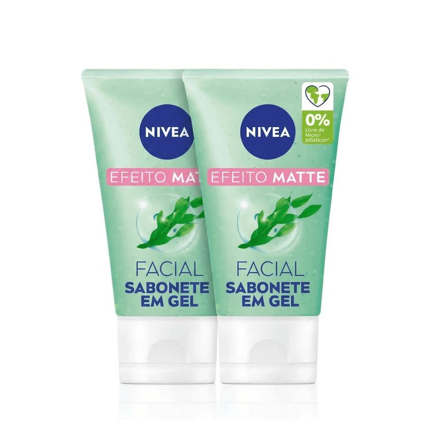 Nivea Kit 2 Unidades Gel de Limpeza Facial Efeito Matte 150ml