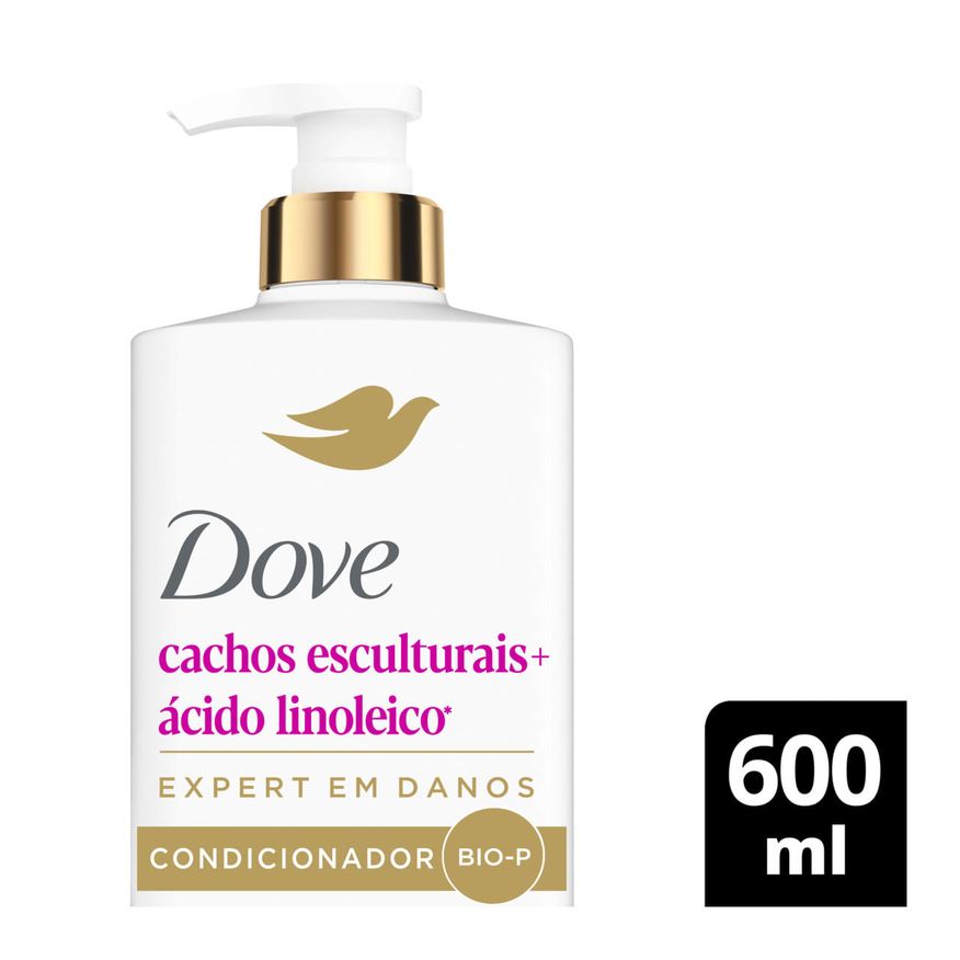 Dove Condicionador Cachos Esculturais + Ácido Linoleico 600ml