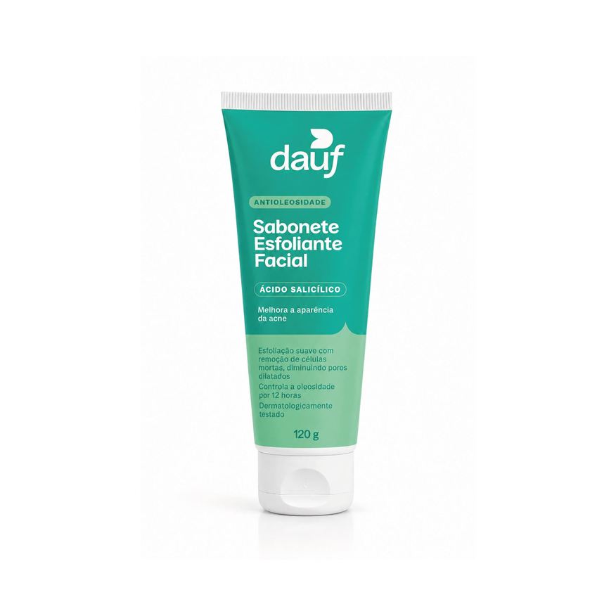 Dauf Sabonete Esfoliante Facial Antioleosidade 120g