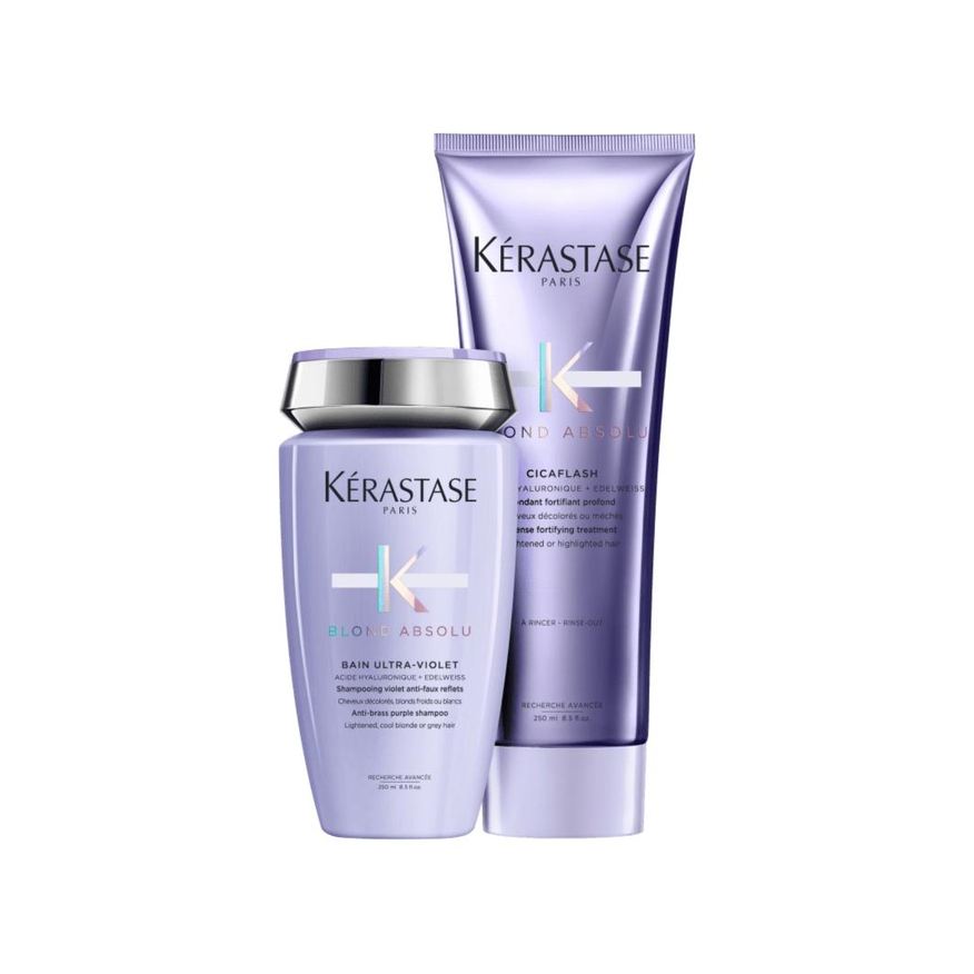 Kerastase Kérastase Blond Absolu Shampoo Ultra Violet + Condicionador Cicaflash 250ml