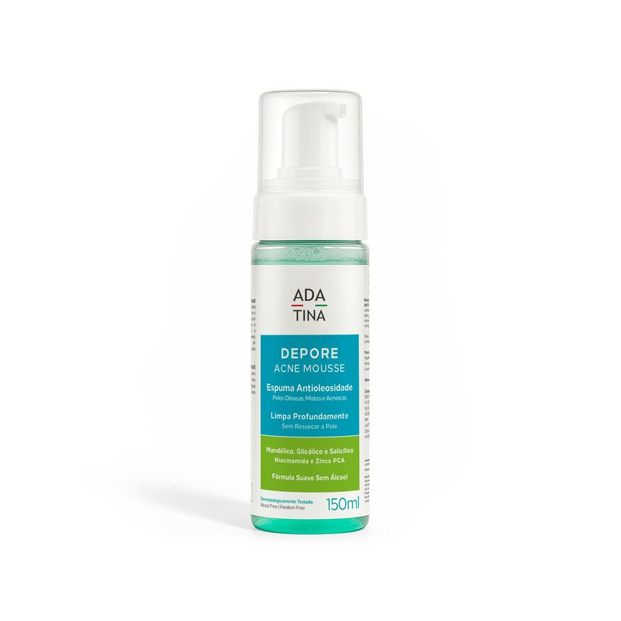 Ada Tina Italy Espuma de Limpeza Facial Ada Tina Depore Acne Mousse 150ml