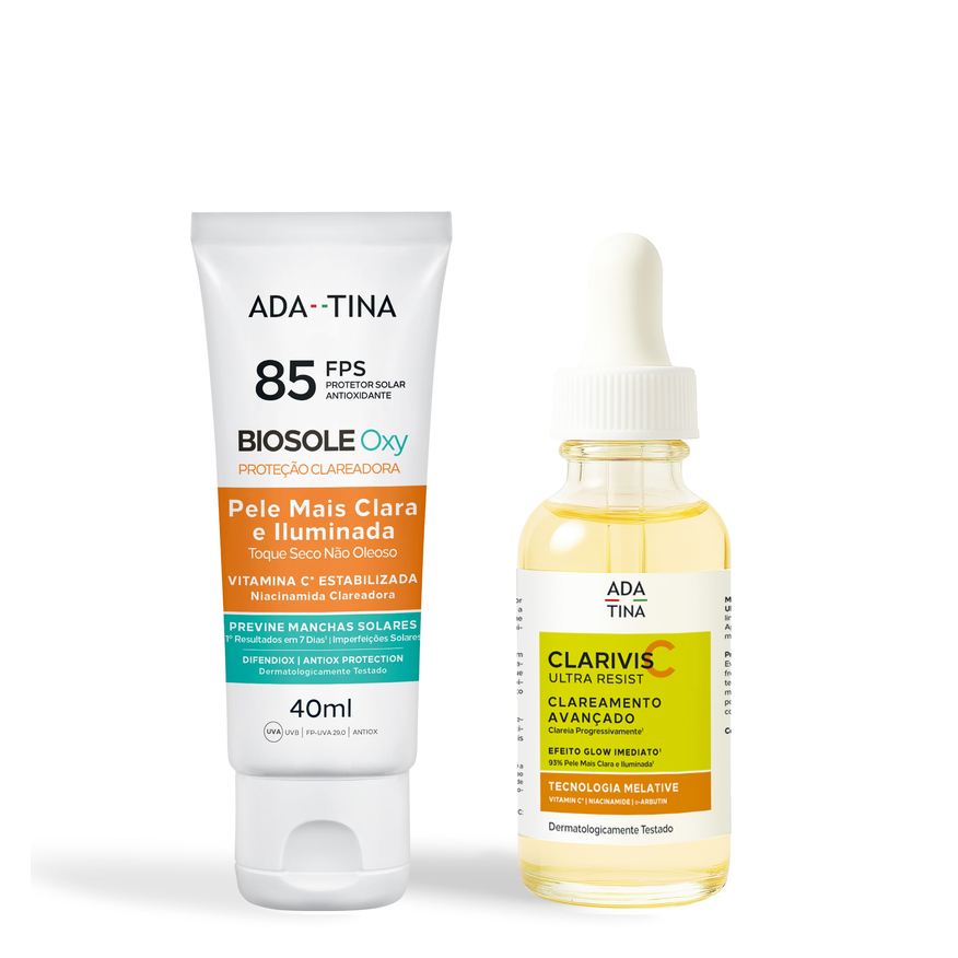 Ada Tina Italy Kit Melasma Ultra Sérum Clarivis C Ultra Resist Protetor FPS85