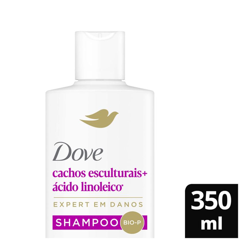 Dove Shampoo Cachos Esculturais + Ácido Linoleico 350ml