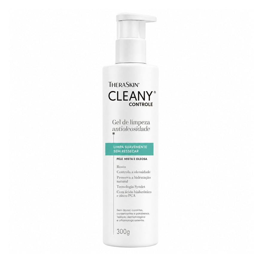 Cleany Gel De Limpeza Controle Antioleosidade 300g