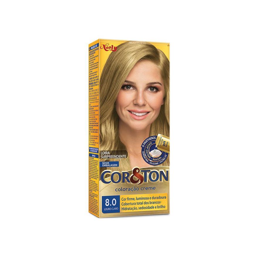 Cor&Ton Coloração Niely Louro Claro 8.0