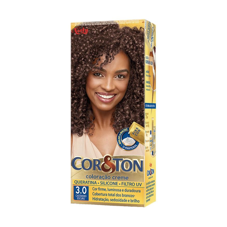 Cor&Ton Coloração Niely Castanho Escuro 3.0