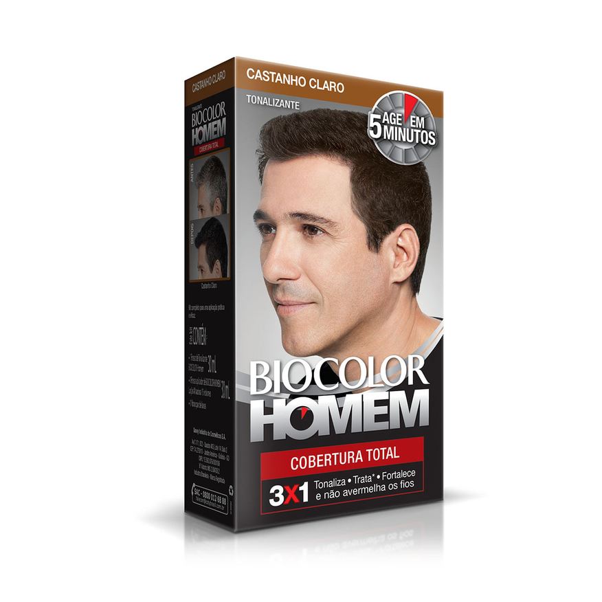 Biocolor Tintura homem castanho Claro 30ml