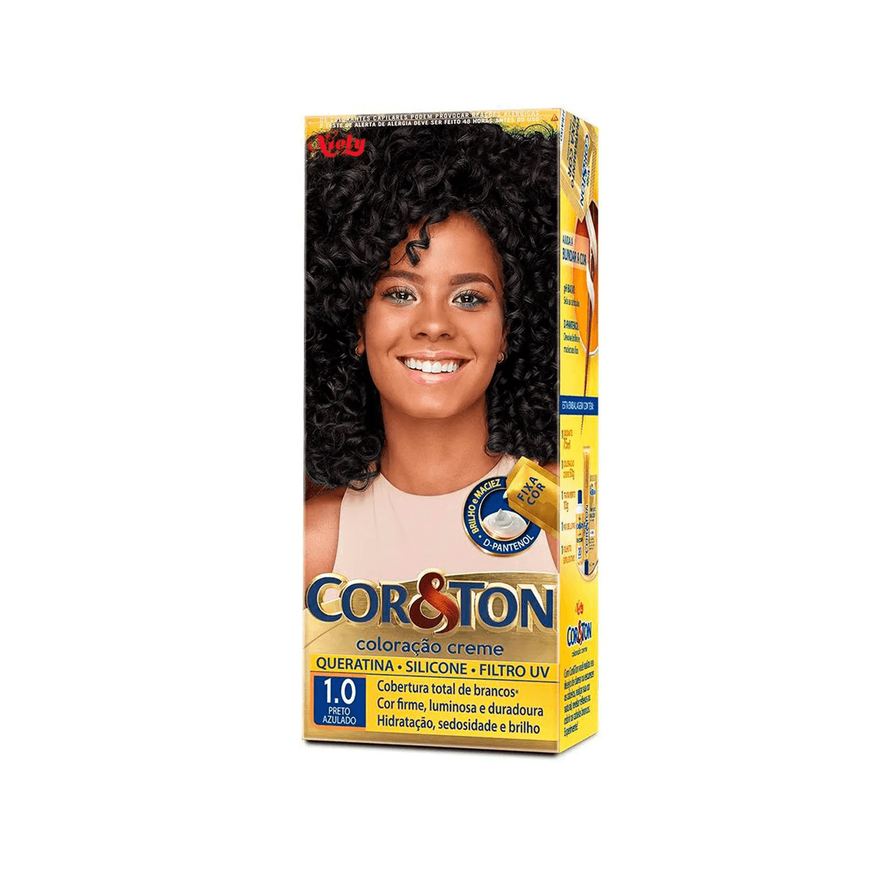 Cor&Ton Coloração Niely Preto Azulado 1.0