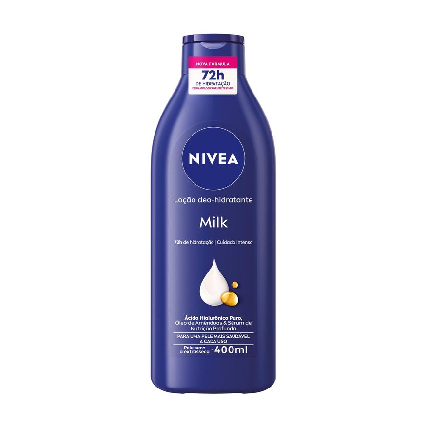 NIVEA Loção Hidratante Milk Pele Seca a Extrasseca 400ml
