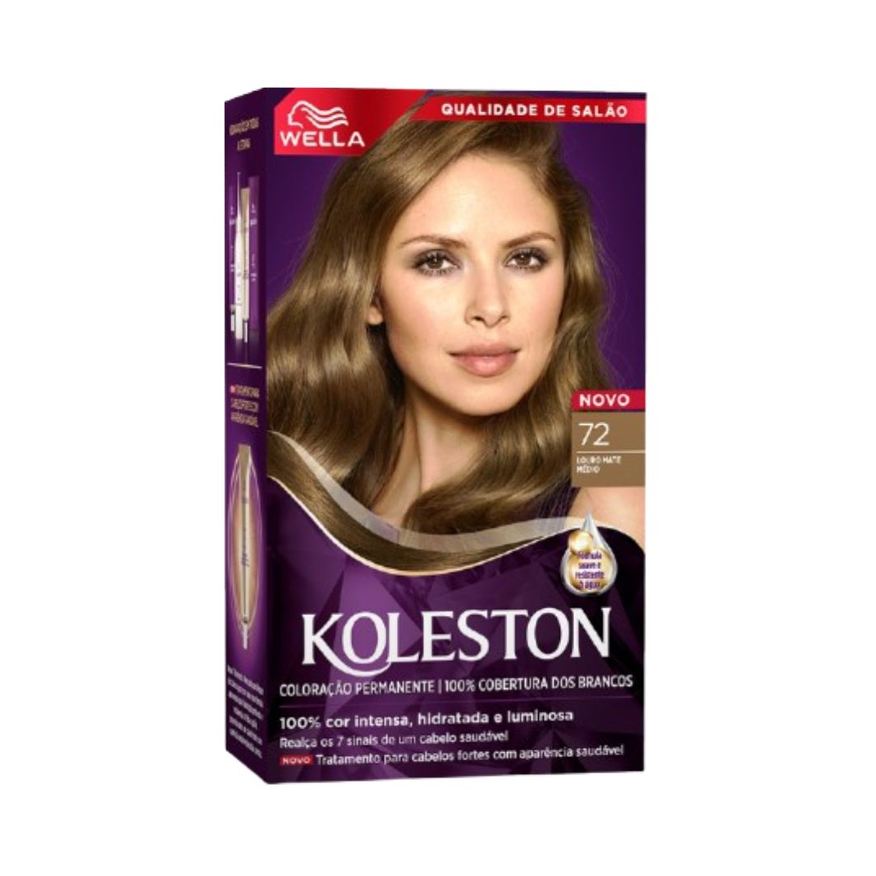 Koleston Tintura Louro Mate Médio 72