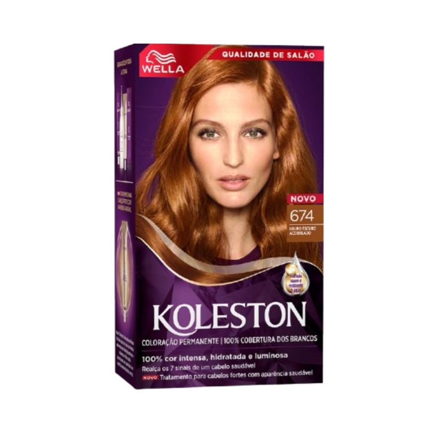 Koleston Tintura Chocolate Acobreado Kit 674