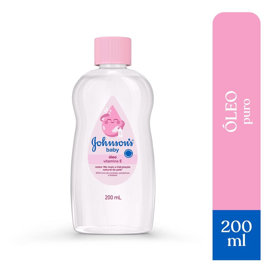 Johnsons Baby Óleo Corporal Johnson's Baby Bebê Regular 200ml