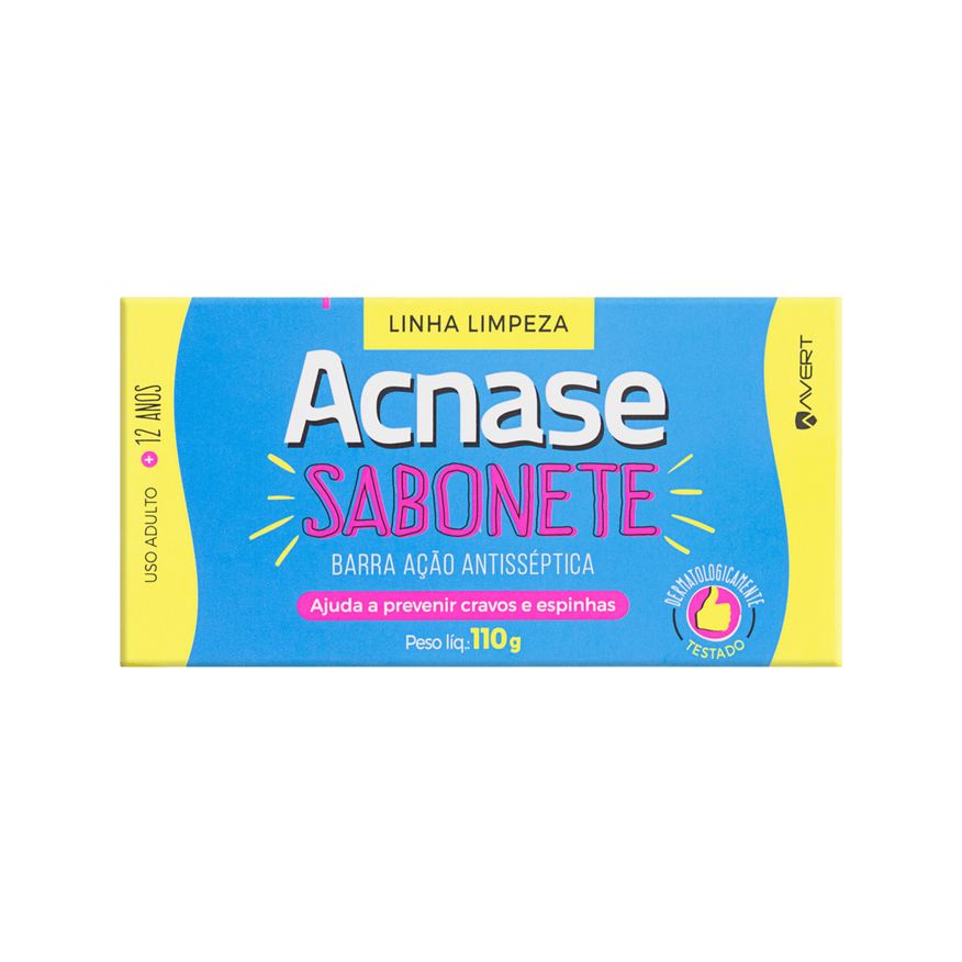Acnase Sabonete em Barra Facial Antisséptico 110g