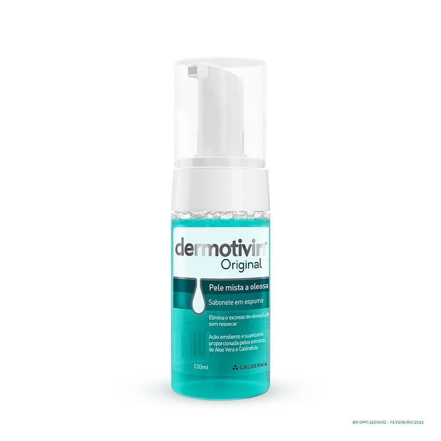 Dermotivin Sabonete em Espuma Facial Original 130ml