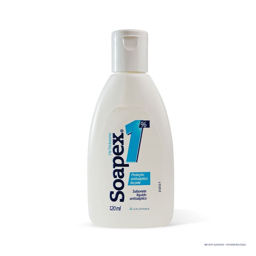 Soapex Sabonete Líquido Antisséptico 1% Triclosano 120ml