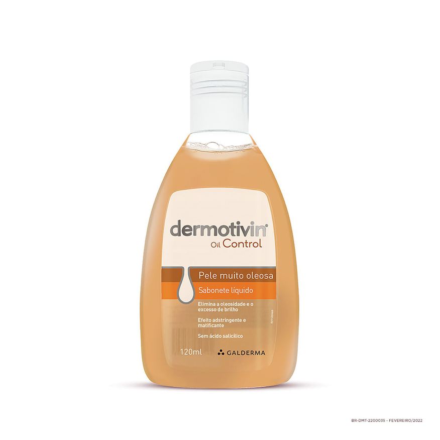 Dermotivin Sabonete Líquido Facial Oil Control 120ml