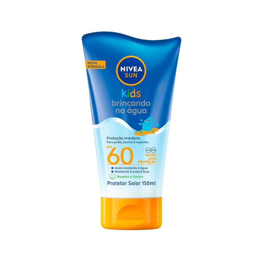 Nivea Protetor Solar Sun Kids Brincando na Água FPS60 150ml