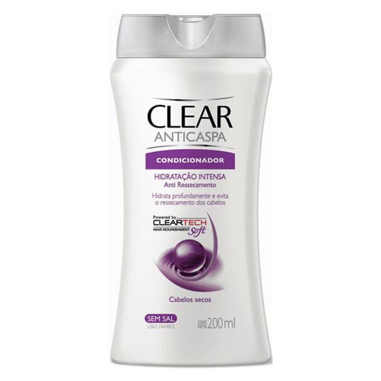 Clear Condicionador Anticaspa Hidratação Intensa 200ml