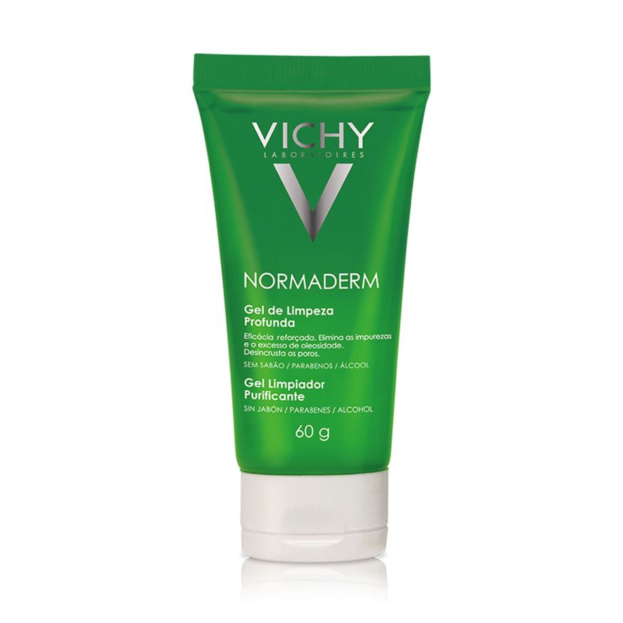 Normaderm Gel De Limpeza Intensiva Anti-Oleosidade Vichy Com Ácido Glicólico 60g