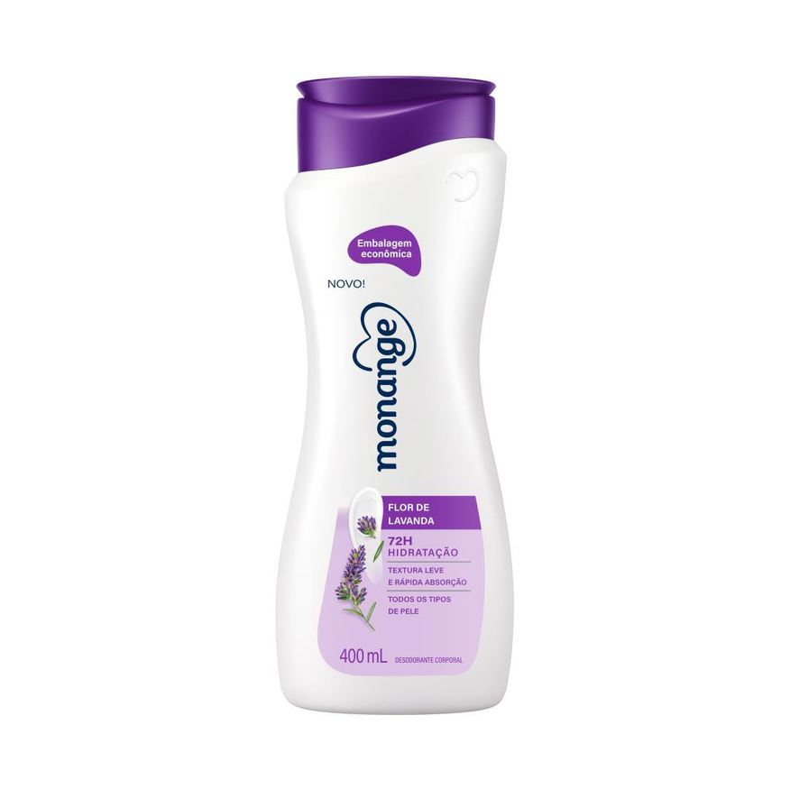 Monange Hidratante Flor de Lavanda Hidratação Essencial com Ação Desodorante 400ml