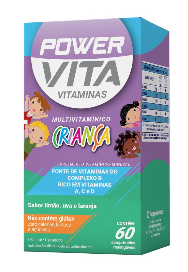 Power Vita Vitamina Kids 60 Drágeas