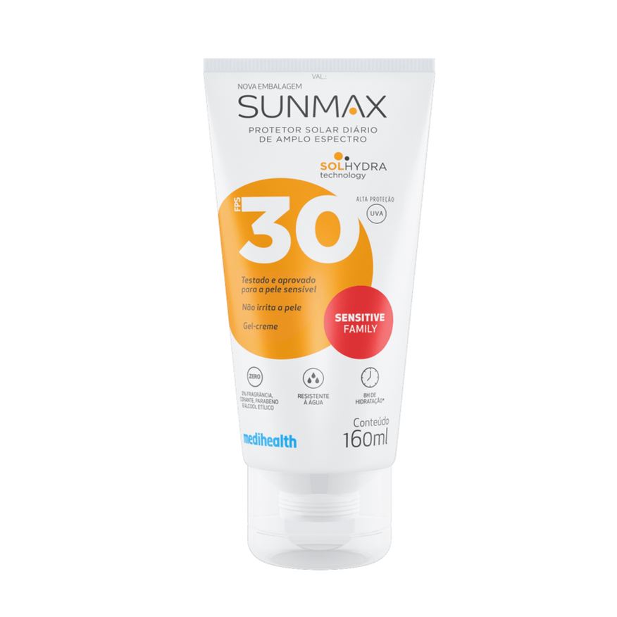 sunmax Protetor solar Sensitive Family fps30 160g