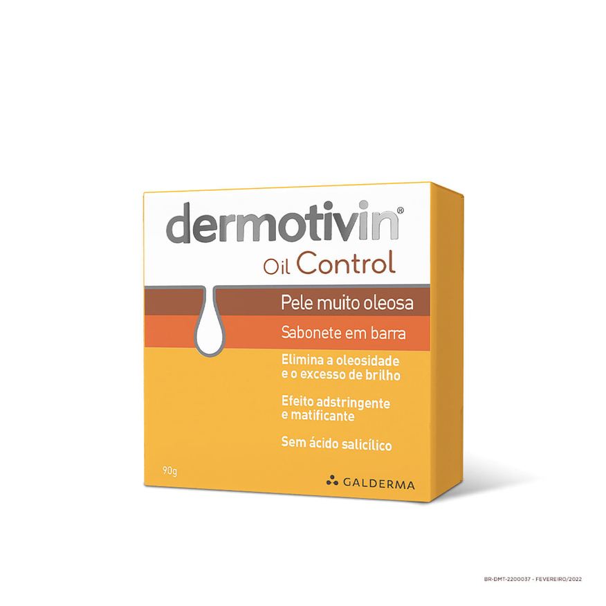 Dermotivin Sabonete em Barra Facial Control Pele Muito Oleosa 90g