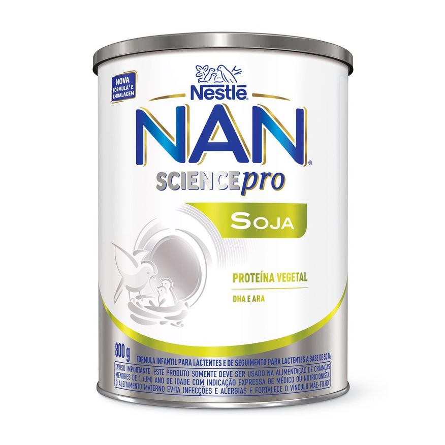 NAN Fórmula Infantil SciencePro Soja Sem Lactose 800g